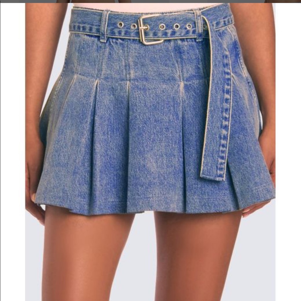 Amanda Uprichard Dixon Denim Skort